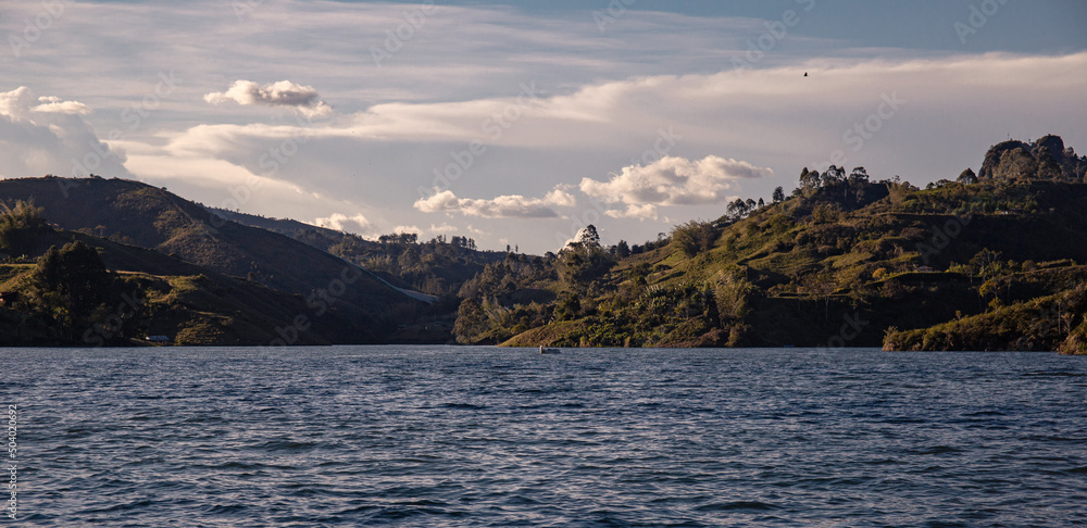 Guatape Lake landscape