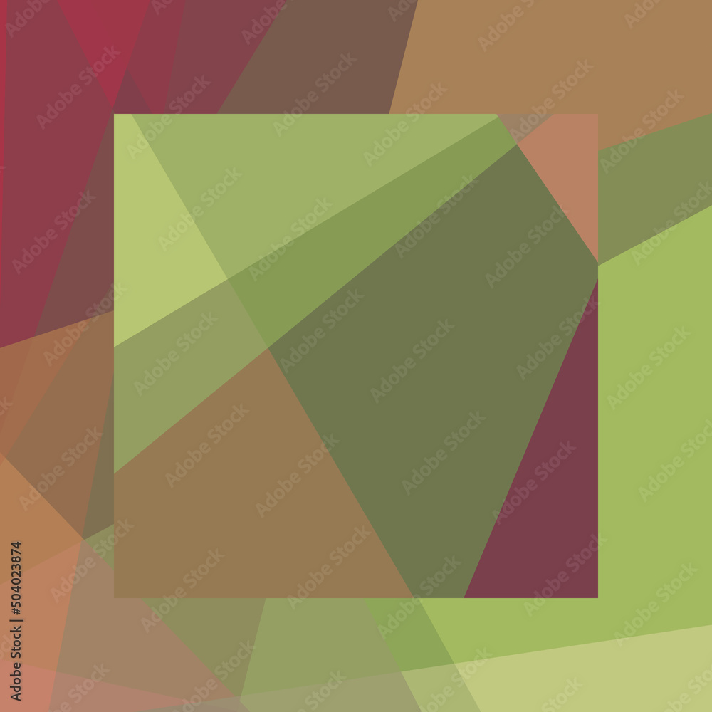 Obraz premium Abstract computational color Polygones background illustration