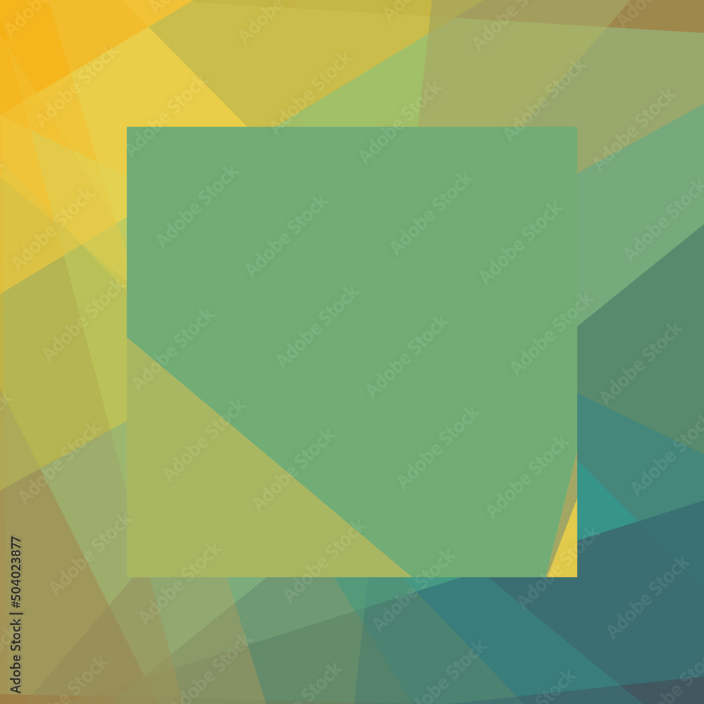 Fototapeta premium Abstract computational color Polygones background illustration