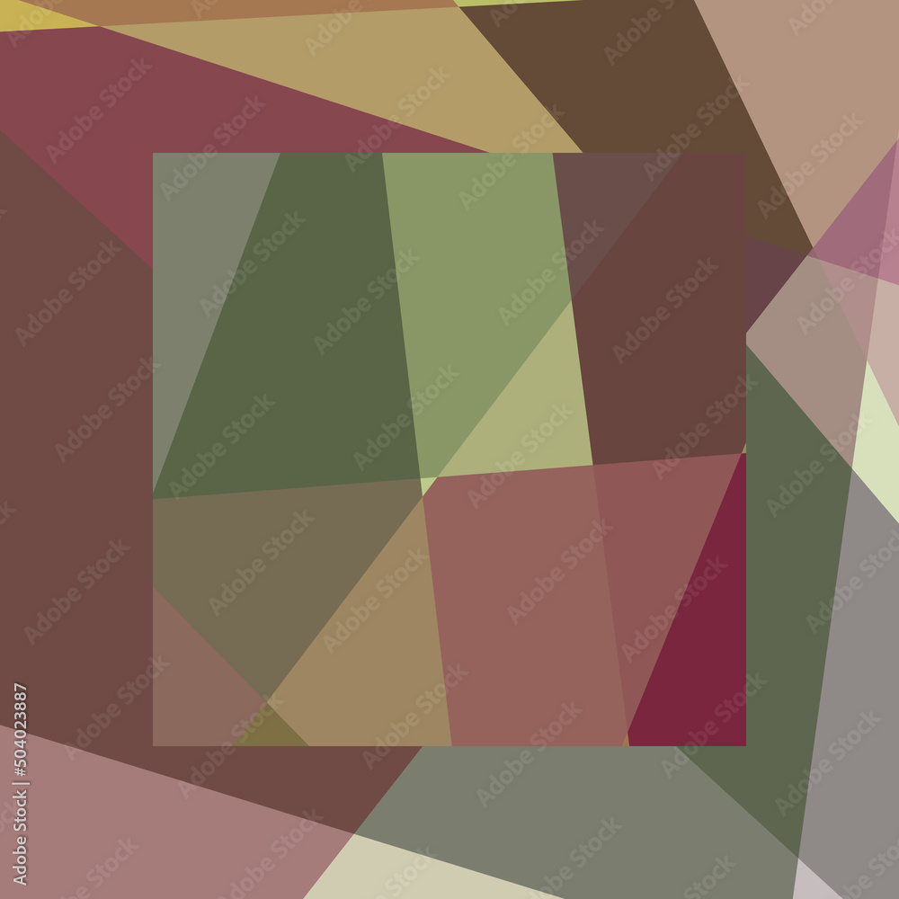 Obraz premium Abstract computational color Polygones background illustration