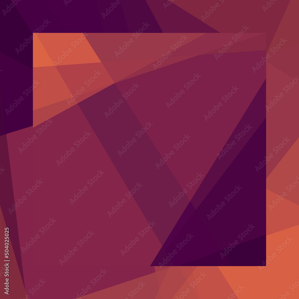 Fototapeta premium Abstract computational color Polygones background illustration