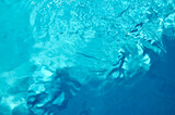 A Close-Up Shallow Depth of Field Image of Surface Water Turbulence in a Pool, collected with a Fast Shutter Speed.