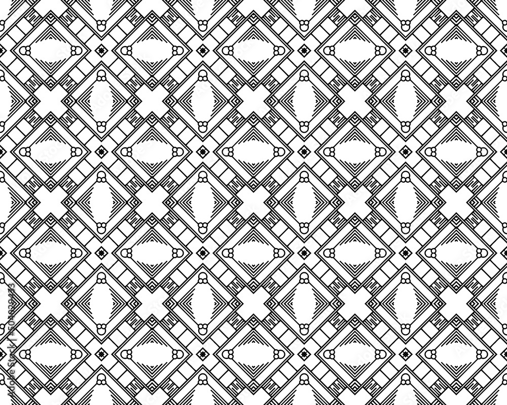 Illustration of seamless tile patterns Illustration of seamless tile patterns