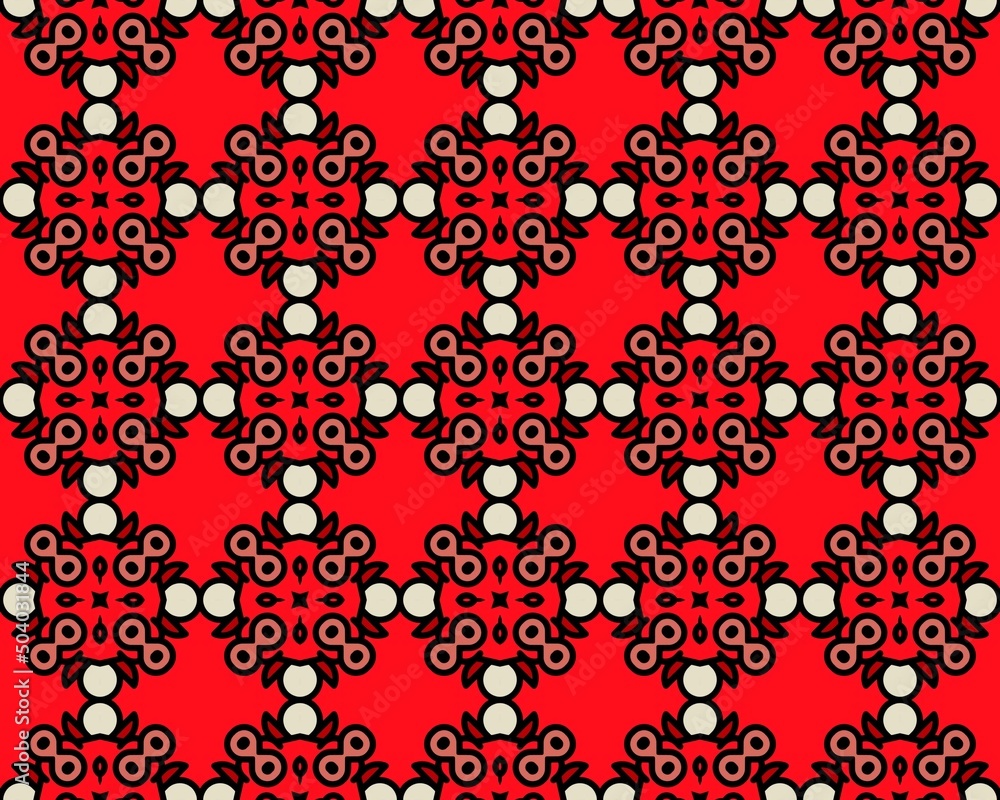 Seamless pattern of different colorful shapes that can be used for wallpapers and tiles Seamless pattern of different colorful shapes that can be used for wallpapers and tiles
