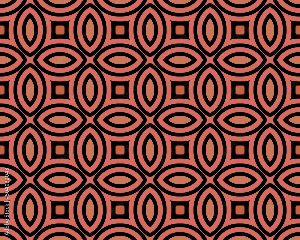 Illustration of seamless tile pattern - perfect for background or wallpaper