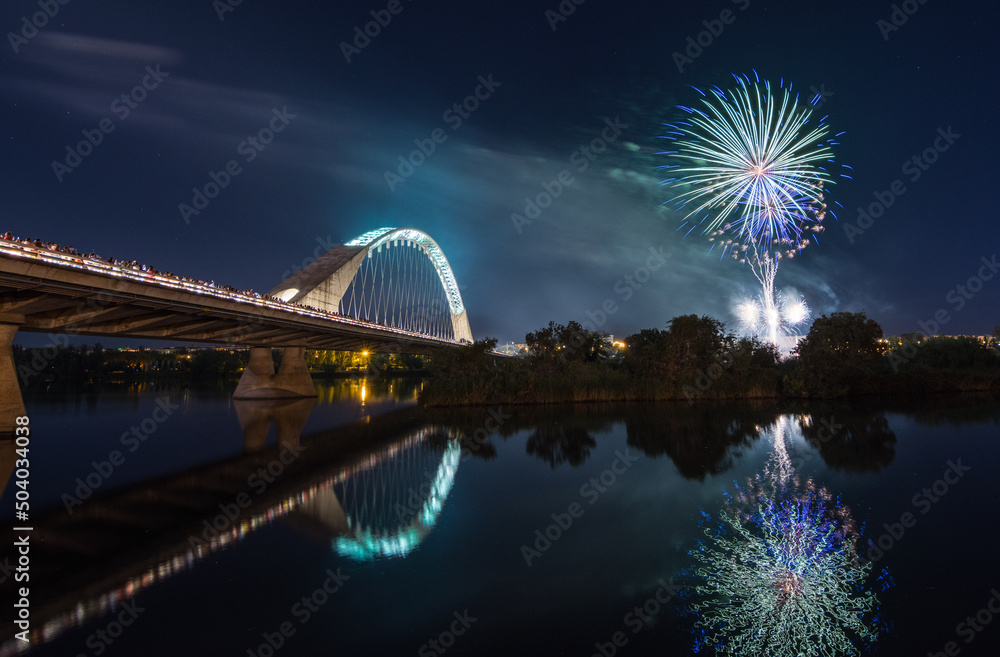 Obraz premium Fuegos artificiales