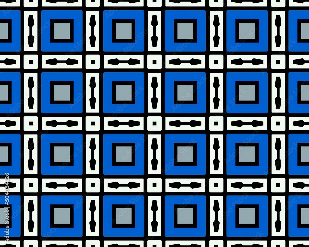 Seamless tile pattern in different colors Seamless tile pattern in different colors