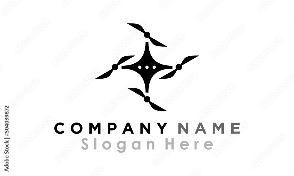 Obraz premium icon drone logo