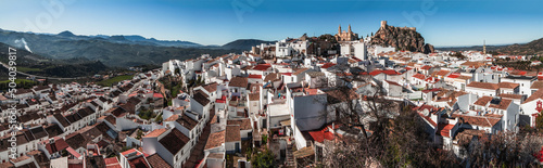 Panoramic view of Olvera, Cadiz