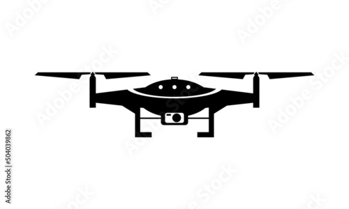 drone silhouette vector