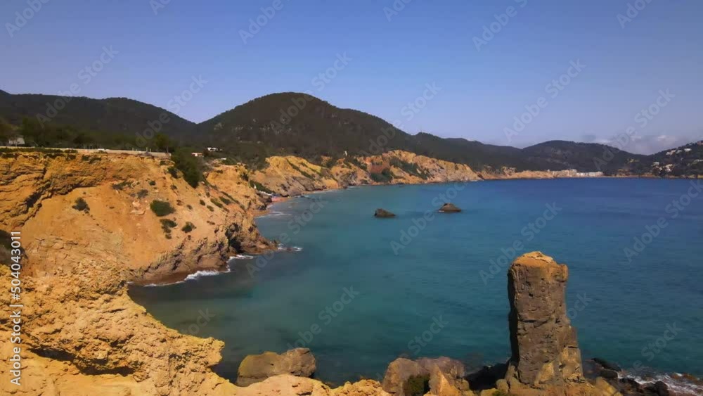 Aguas Blancas beach in Ibiza, Spain Aguas Blancas beach in Ibiza, Spain