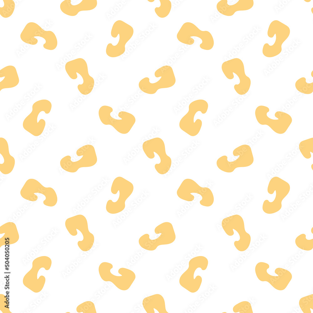 Minimalistic seamless pattern. Simple organic shape Minimalistic seamless pattern. Simple organic shape