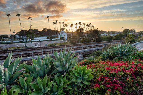 Sunset in Encinitas CA photo