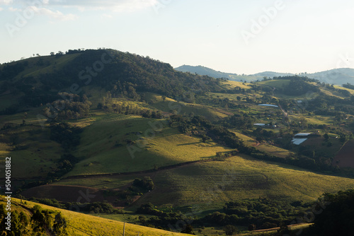 Fototapeta Naklejka Na Ścianę i Meble -  Beautiful countryside landscape in Minas Gerais, Brazil
