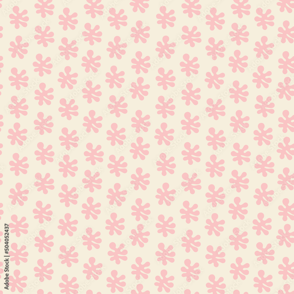 Minimalistic seamless pattern. Simple organic shape. Abstract vector illustration for printing, decor, textile, branding design Minimalistic seamless pattern. Simple organic shape. Abstract vector illustration for printing, decor, textile, branding design