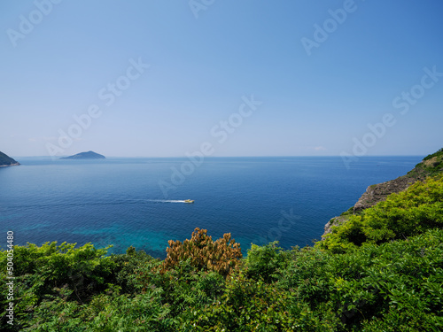 芥屋の大門の海風景　福岡県　糸島