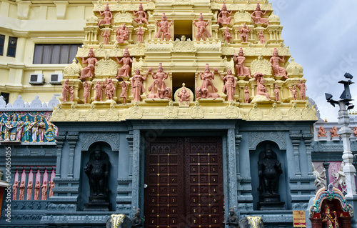 Sri Senpaga Vinayagar Hindu Temple, Singapore, Medium Shot photo