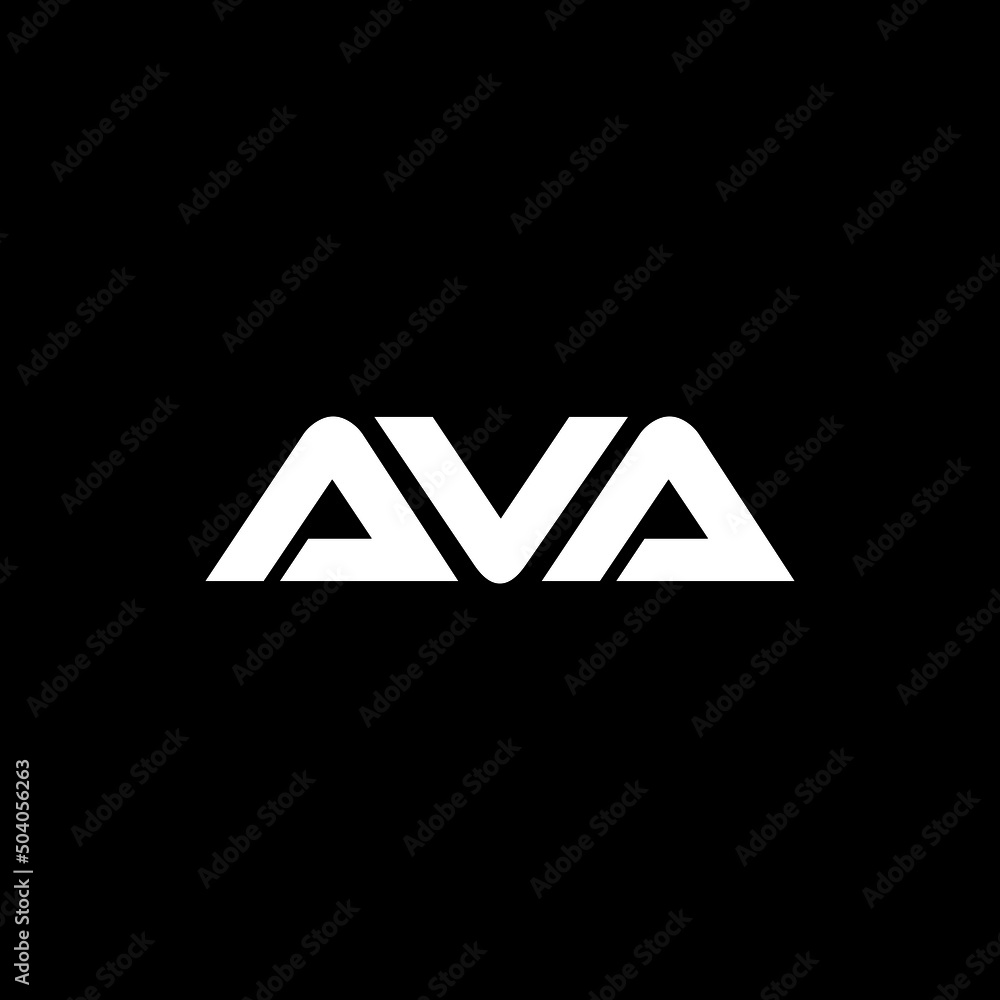 AVA letter logo design with black background in illustrator, vector logo modern alphabet font overlap style. calligraphy designs for logo, Poster, Invitation, etc. AVA letter logo design with black background in illustrator, vector logo modern alphabet font overlap style. calligraphy designs for logo, Poster, Invitation, etc.