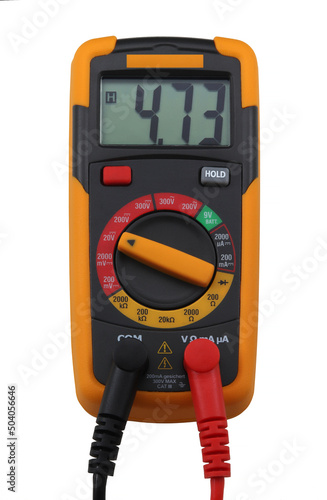 Messgerät Multimeter Messung Volt Ampere Ohm Durchfluss mit LCD-Display Bananenstecker