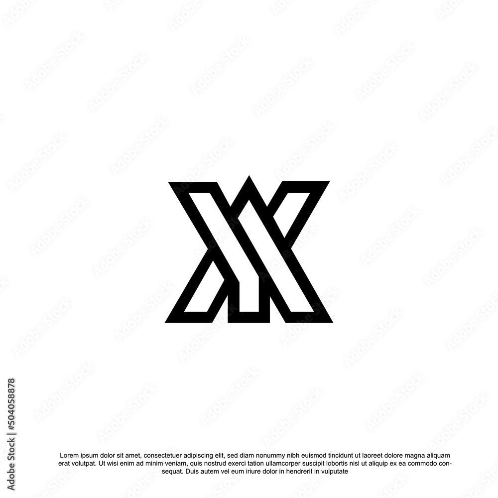 Creative Letter AY or YA logo design vector Creative Letter AY or YA logo design vector