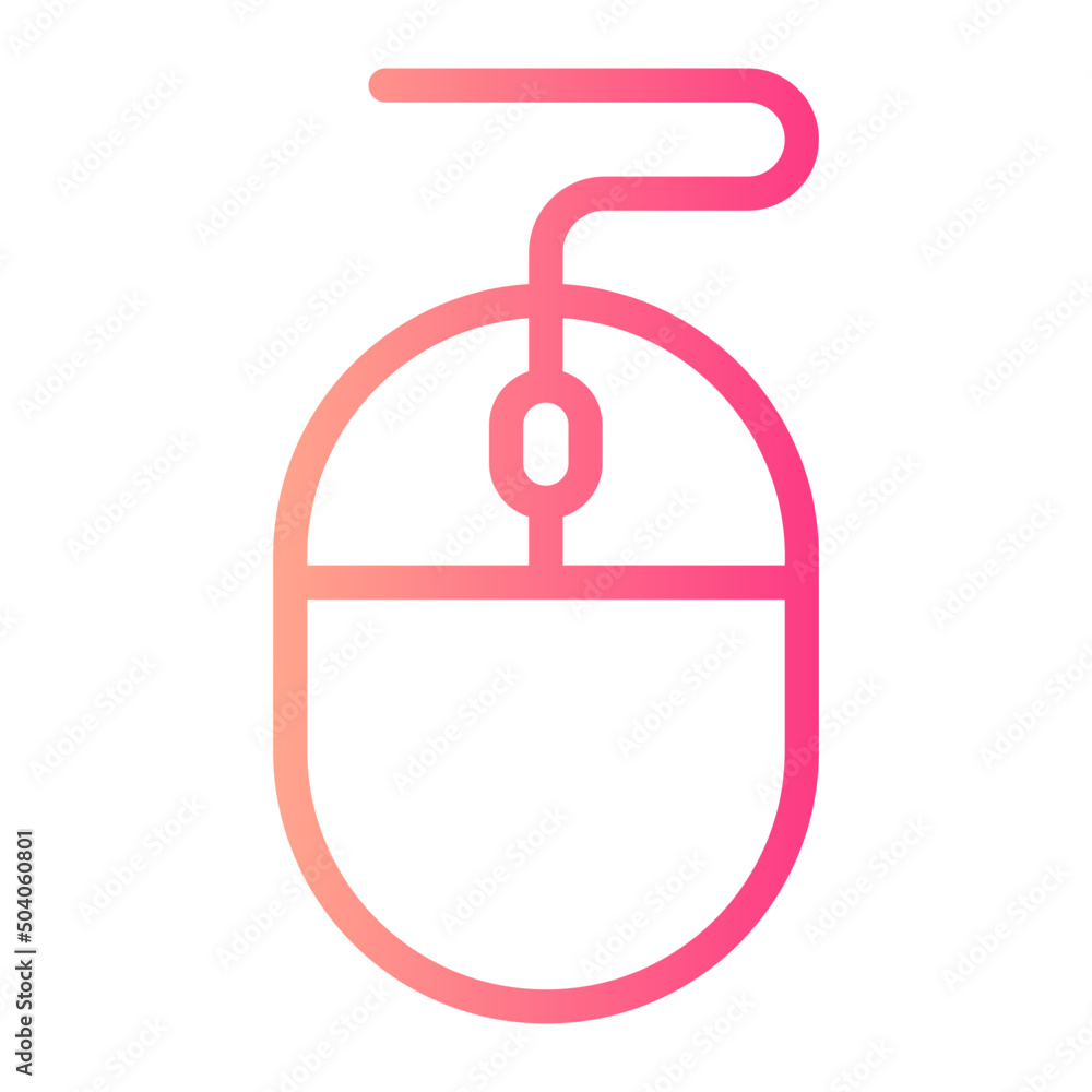 mouse gradient icon mouse gradient icon