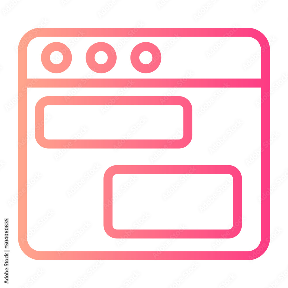 template gradient icon