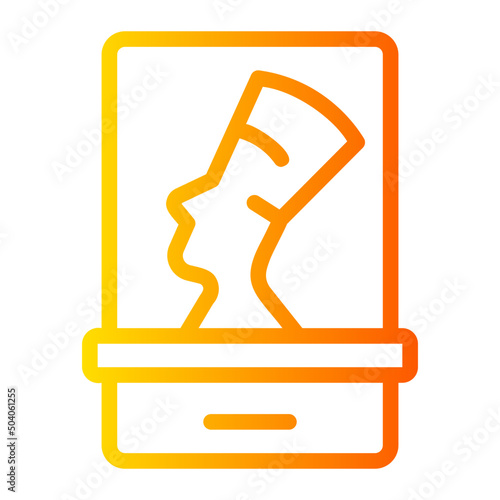 nefertiti gradient icon