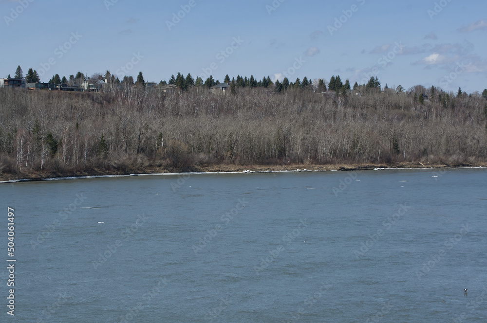 North Saskatchewan River in Spring