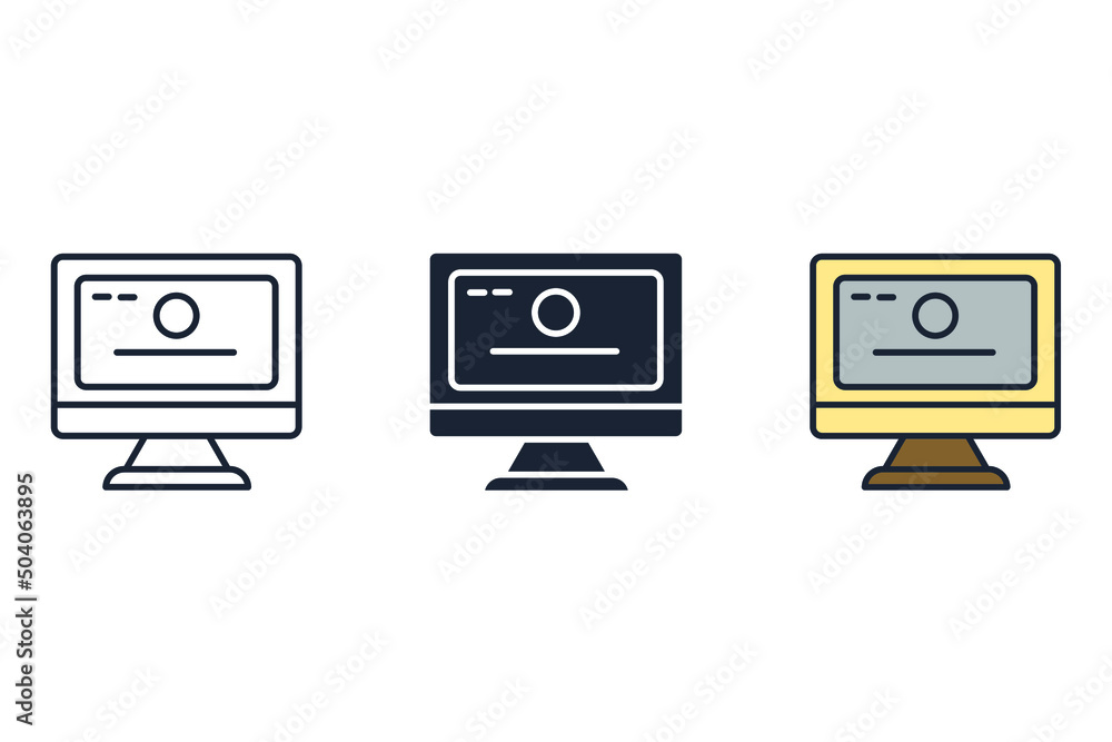 Website icons  symbol vector elements for infographic web