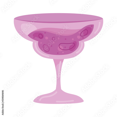 lilac cocktail cup drink