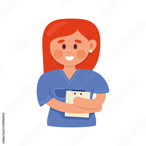 nurse with medical order