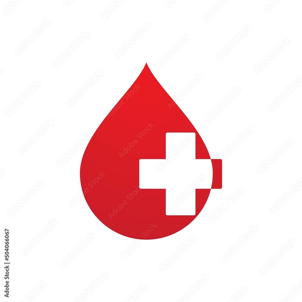 Blood illustration logo