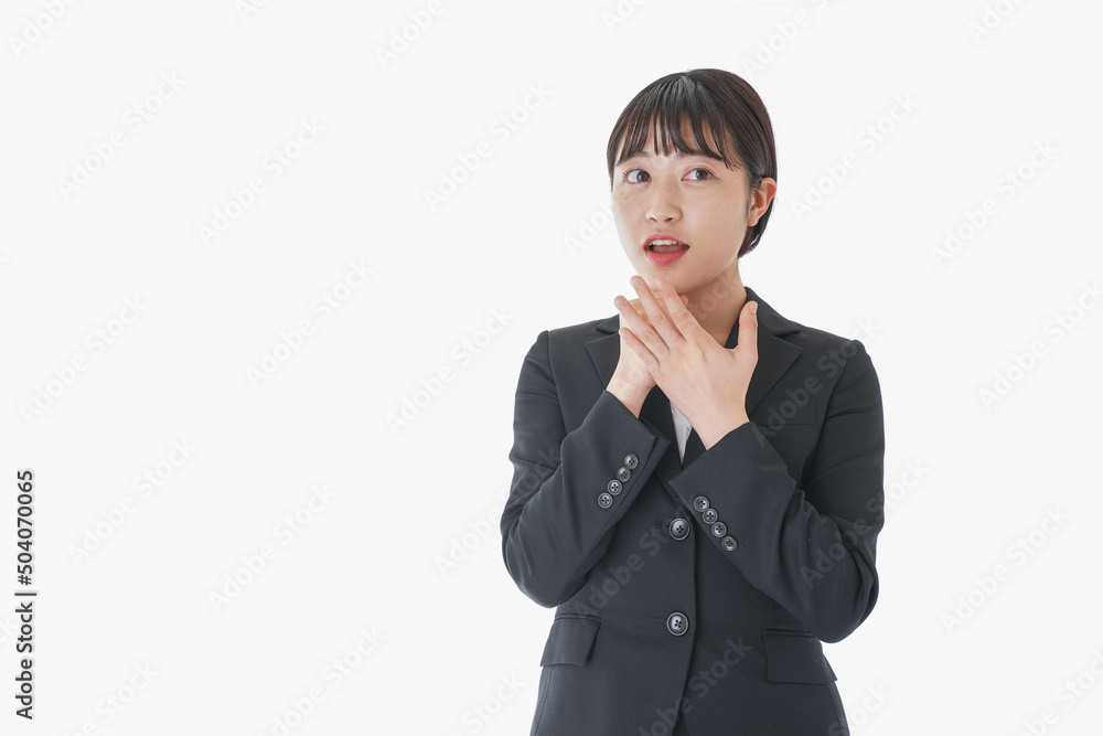 ひらめくビジネスウーマン