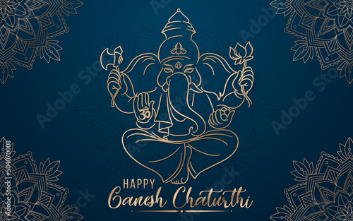 Happy Ganesh Chaturthi Poster
