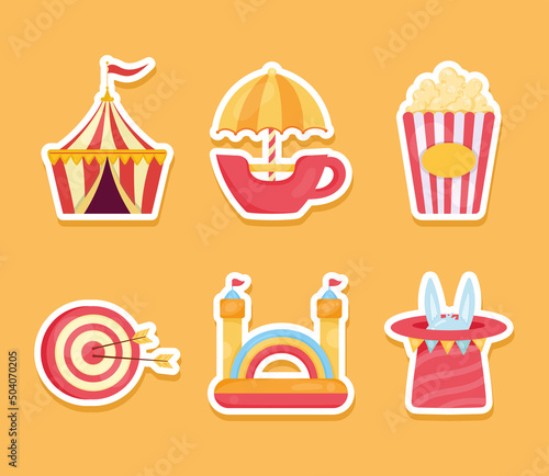 amusement park icons