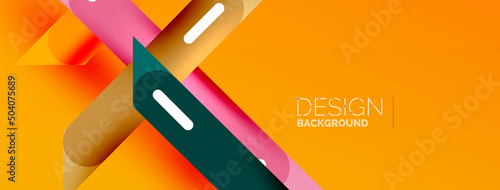 Background overlapping lines. Dynamic lines abstract wallpaper. Straight lines composition vector illustration for wallpaper banner background or landing page