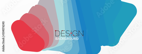 Background colorful shapes template. Wallpaper for concept of AI technology, blockchain, communication, 5G, science, business and technology