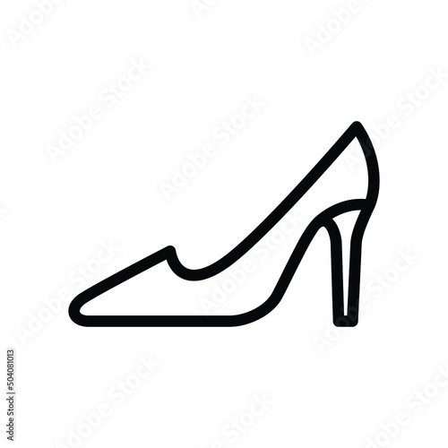 High heels vector icon symbol design