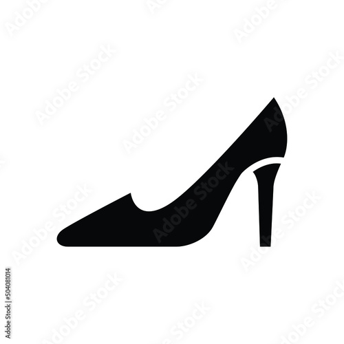 High heels vector icon symbol design