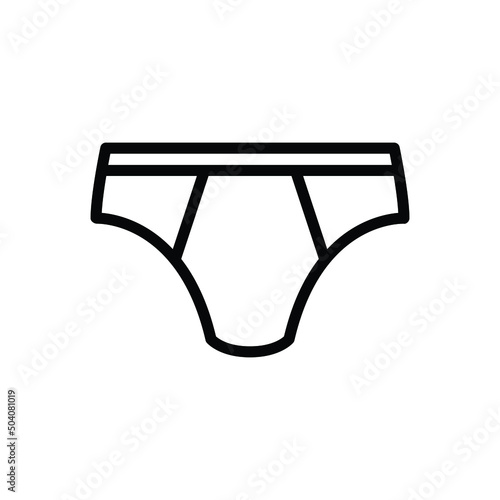 Men underwear vector icon symbol design