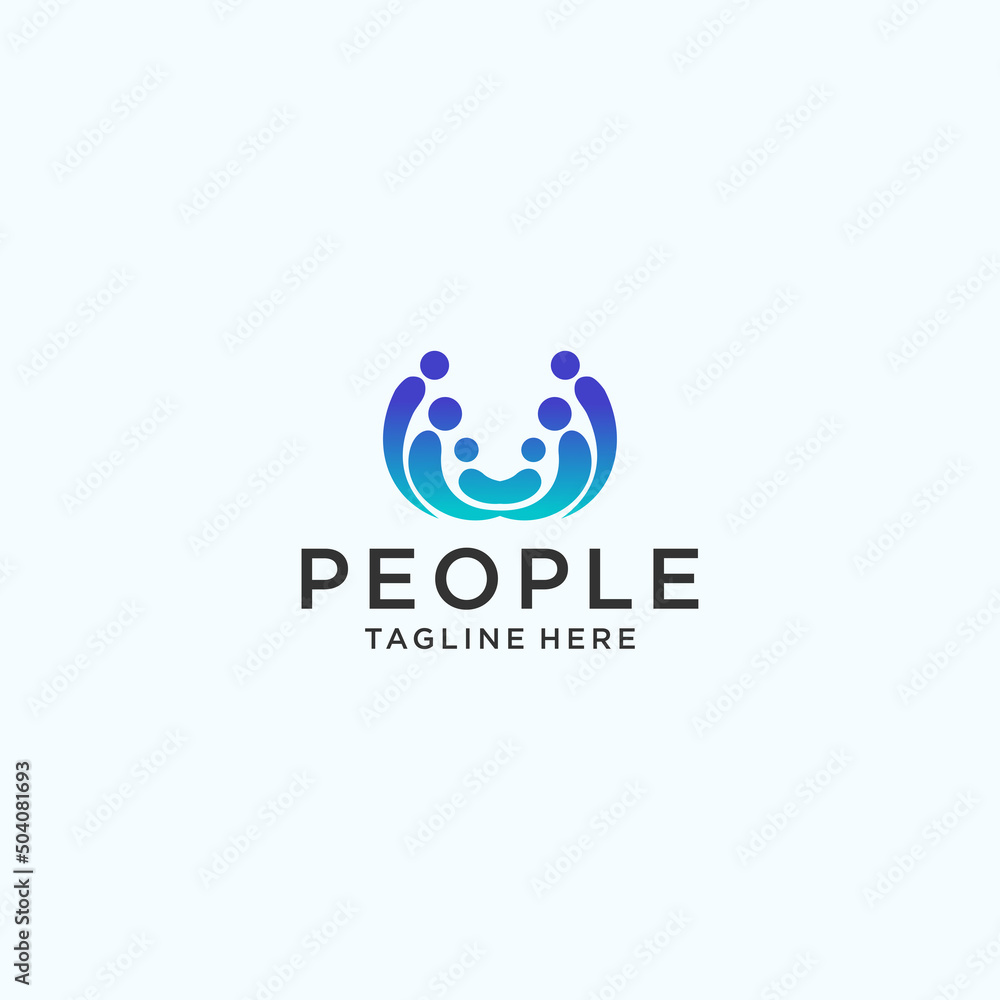 People logo icon design vector People logo icon design vector