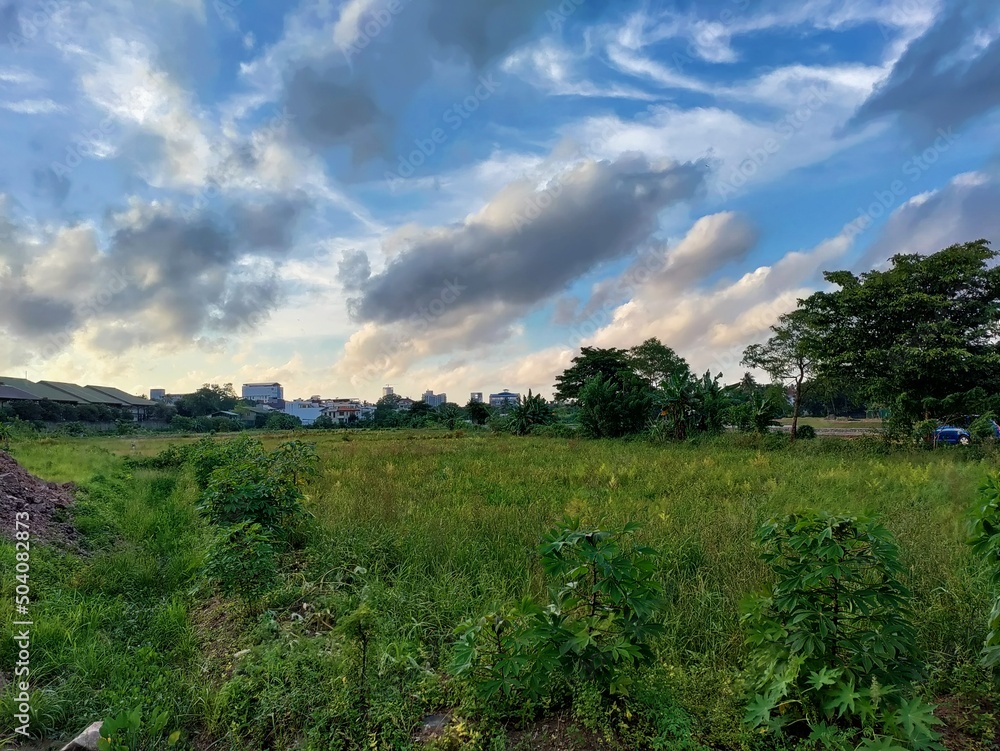 landscape with clouds landscape with clouds