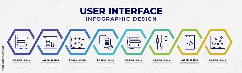 vector infographic design template with icons and 8 options or steps ...