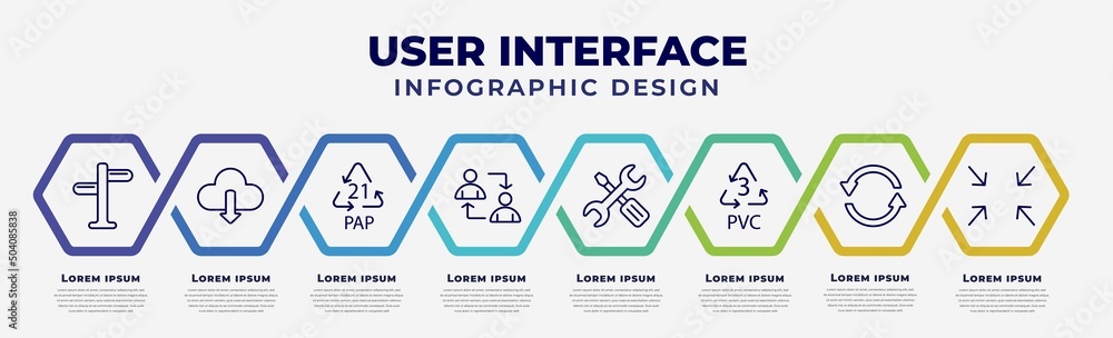 vector infographic design template with icons and 8 options or steps ...