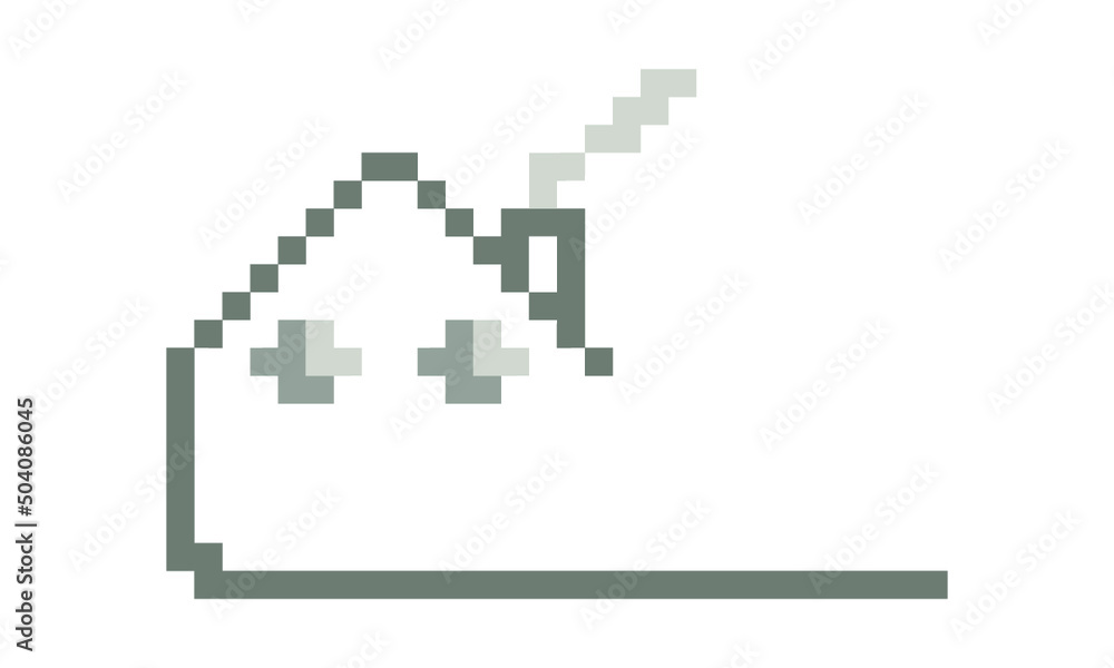 Fototapeta premium Pixel house vector