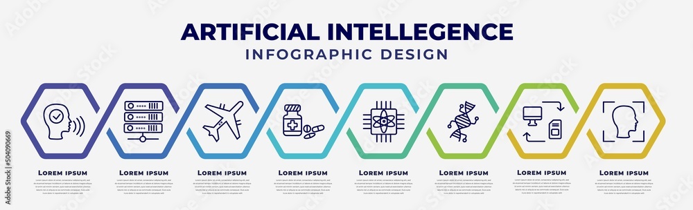vector infographic design template with icons and 8 options or steps ...