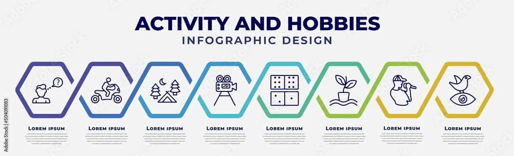 vector infographic design template with icons and 8 options or steps ...