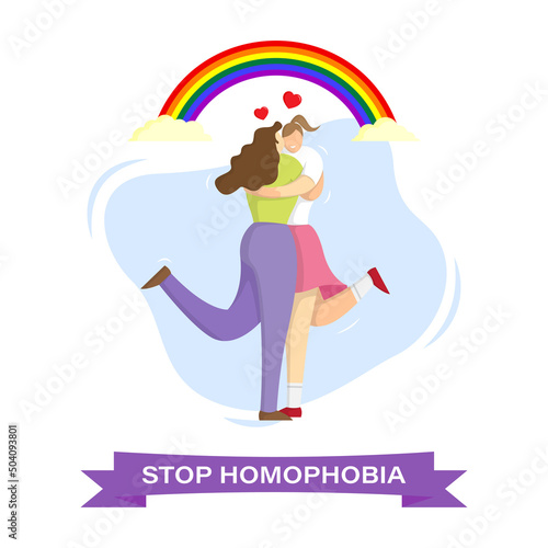 Vector illustration for stopping hemophobia