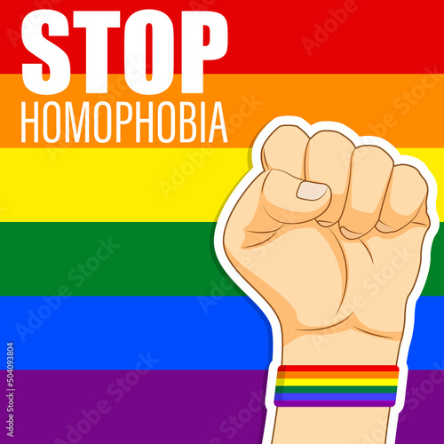 Vector illustration for stopping hemophobia