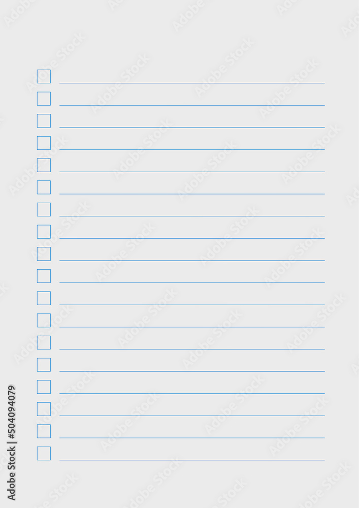 Graph paper. Printable To do list with check boxes, checklist, grid paper with color horizontal lines. Geometric pattern for school, textures, notebook, diary. Realistic lined paper blank size A4 Graph paper. Printable To do list with check boxes, checklist, grid paper with color horizontal lines. Geometric pattern for school, textures, notebook, diary. Realistic lined paper blank size A4